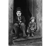 DIY 5d Diamond Painting Number Kit Charlie Chaplin, British Comedian and Photo Diamond Embroidery Full Drill 40x50CM