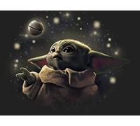 DIY 5D Diamond Painting Number Set Baby Yoda 12X16 Inch,Full Round Drill Diamond Artist Wall Decoration Children's Adult Art kit Handcraft Living Room Bedroom Decoration Painting SWB-005