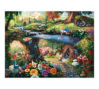 DIY 5D Full Drill Diamond Painting Kits Alice in Wonderland Diamond Art Craft Rhinestone Embroidery Cross Stitch for Home Wall Decoration Gift Square Drill 50x60cm
