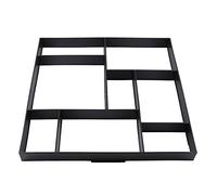 DIY 8 Grid Plastic Paving Pavement Concrete Mould Stepping Stone Walk Way Mold Decoration