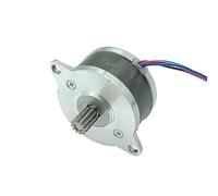 DIY accessories 0.9 Degree Mini 36MM Round Thin Stepper electronic starter 2-Phase 4-Wire Stepping electronic starter Ball Bearing 12 Teeth Gear 1Pcs special motor