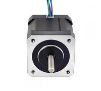 DIY accessories 0.9deg Dual Shaft Stepper electronic starter Bipolar 48mm 44Ncm 1.68A 4 Wires 17HM19-1684D 1Pcs special motor