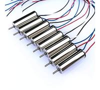 DIY accessories 10PCS/LOT 3.7V 720 Coreless DC electronic starter, 48000RPM Micro High Speed DIY RC Drone Mini Model Helicopter RC Drone Model, Accessories : Black White) (Size : Red blue)