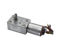 DIY accessories Circuits DC Worm Gear electronic starter, 6V 12V 24V 40:1, Metal Reducer with 11 PPR Encoder, High Torque Gearmotors for Smart Control Toy Engine special motor (Color : Dc 12v, Size