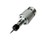 DIY accessories dc electronic starter 775 DC electronic starter Ball Bearing Spindle electronic starter, for CNC Router Machine, with ER11 Extension Rod Carving Knife, DIY Driver Parts(Option 4)