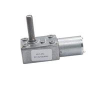 DIY accessories dc electronic starter High Torque Electric DC Worm Geared electronic starter, M8*33mm Threaded Shaft 6V 12V 24V 6-150RPM, DIY Driver Parts : Bracket with Screws, Voltage : 24V)(24v,210