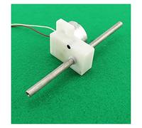 DIY accessories Electric Small electronic starter 1pcs 300 DC 1-6V Dual-axis Micro-Reduction Silent Solar Reduction Gear electronic starter Gearbox Shaft Length 107.5mm Suitable for DIY Small Solar Mo