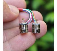 DIY accessories electronic starter A Pair Small 8mm Stepper electronic starter Electric 2-Phase 4-Wire Step electronic starter, Micro Mini Stepper electronic starter with Precision Copper Gear and Con
