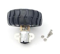 DIY accessories electronic starter DC 3V 6V 12V Encoder electronic starter, with 43MM Wheel Screws Mounting Bracket Coupling Kit, Gear N20 Electric Micro Gear electronic starter, Speed : 60RPM, Voltag