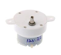 DIY accessories electronic starter Gearbox Slow Down Mute electronic starter, DC 12V 3 RPM High Torque Cylinder Electric Micro electronic starter, Voltage : 12V