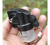 DIY accessories electronic starter Micro Mini Electric Gear electronic starter, Low Speed Reducer Worm Gearox Geared DIY Toy Car Boat Robot Model, 7-Shaped DC 6V-12V