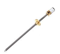 DIY accessories Gear electronic starter GA12-N20 Mini DC Reduction electronic starter, 3V6V12V M4 Threaded Screw Long Shaft 100mm with Flange, M4*100MM Linear electronic starter Electric Accessories s