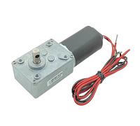 DIY accessories JL-4058 Micro 7-Type Turbo Worm Full Metal Gear electronic starter DC 12V 18V 24V 44RPM Slow Speed Large Torque Reduction electronic starter 1Pcs special motor