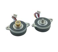 DIY accessories Mini 36MM Round Thin Stepper electronic starter 0.9 Degree 2-Phase 4-Wire Stepping electronic starter Dual Ball Bearing 5mm Shaft 1Pcs