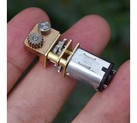 DIY accessories Mini N20 Gear electronic starter Pen Reduction electronic starter Turbo Worm Full Metal Gearbox Right Angle DC 3V 3.7V 5V Slow Speed 1Pcs special motor