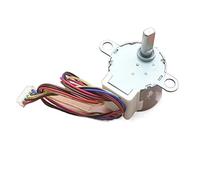 DIY accessories modle DIY 24BYJ48 Micro Geared Stepper electronic starter, DC 5V 4 Phase 5 Wire Stepper electronic starter, 14mm Length Shaft Air Conditioner Swing Wind electronic starter electronic s