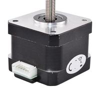 DIY accessories Non-Captive Linear Stepper electronic starter 34mm Stack 0.4A 2mm/0.07874" Screw Length 100mm 17N13S0404AF-100RS 1Pcs