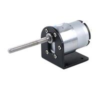 DIY accessories Reduction electronic starter DC Gear electronic starter with Bracket, M6 Threaded Screw 37-520 Long Axis Small Low Speed Regulating Speed 6v12v24v DC electronic starter Extremely (Col