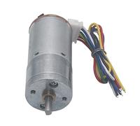 DIY accessories Reduction electronic starter JGA25-370 DC Gear electronic starter with Encoder, Speed Measuring Code Disc High Torque 6V/12V/24V Mini Toy Car Chassis electronic starter Extremely (Col