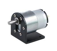 DIY accessories Reduction electronic starter Micro DC Gear electronic starter, 24v 12v GB37-520 Speed Regulation High Torque Gear Small Low Speed electronic starter Extremely (Color : 24v Motor+brack