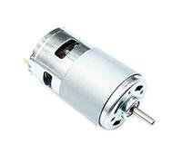 DIY accessories Torque Power 775/795/895 DC electronic starter Ball Bearing 12-24V High Torque for Paper Shredder, Vacuum Cleaner, Electrical Tools CW/CCW Lathe Tools(775 Double Ball Bearing Motor)