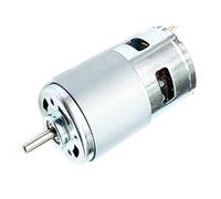 DIY accessories Torque Power 775/795 Brushed electronic starter Ball Bearing 12-24v Large Torque for Vacuum Cleaners, Small Lathe, Electrical Tools 20000 RPM Max Lathe Tools(775 Round Shaft 3000-6000r