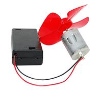 DIY accessories Vehicle Torque 280 Reciprocating Mini electronic starter DIY Kit, Boat 3v Dc electronic starter, Micromotor, with Fan Blades and Battery Box Science Electronics special motor
