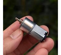 DIY accessories ZGA16 Mini 16mm Full Metal Gearbox Gear electronic starter DC 3V-5V 185RPM Slow Speed Large Torque Gear Reduction electronic starter D-shaft1Pcs special motor
