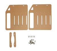 DIY Acrylic Hard Drive Bracket, Multi Layer 3.5in Hard Disk Rack with Accurate Mounting Holes, Includes Fan Brackets and Screw Kit for Desktop PC Cooling (4 Layers)