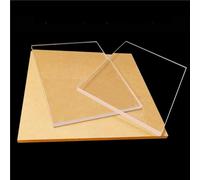 DIY Acrylic Sheet 10pcs Small Square Transparent Acrylic Sheet Thickness 2 To 10mm, High Transparency Glass Handwork Display(3 * 3CM*10MM)