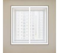 DIY Adjustable Magnetic Fly Screen 100 x 120 cm Keep Fly Mosquito Out Window Net Custom Size for Home, Office, Bedroom, Living Room Kitchen, White