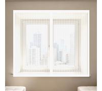 DIY Adjustable Magnetic Fly Screen 130 x 135 cm Keep Fly Mosquito Out Durable Mosquito Insect Mesh Curtains Custom Size for Home, Office, Bedroom, Living Room Kitchen, White