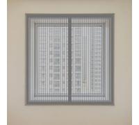 DIY Adjustable Magnetic Fly Screen 60 x 100 cm Keep Fly Mosquito Out Window Net Custom Size for Home, Office, Bedroom, Living Room Kitchen, Grey