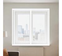 DIY Adjustable Magnetic Fly Screen 80 x 110 cm Keep Fly Mosquito Out Selfadhesive Window Guard Screen Custom Size for Home, Office, Bedroom, Living Room Kitchen, White