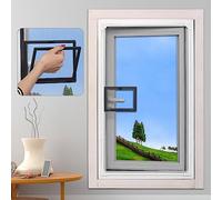 DIY Adjustable Magnetic Fly Screen Window Screen with Small Window fits max 79X 145cm Window net Magnetic mesh