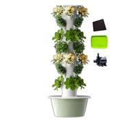 DIY Aeroponic Tower, 20/28/36 Hole, Height:105-163cm, Width: 53cm, Smart Timing, Automatic Water Pump(10-25w), for Indoor/Outdoor Garden Balcony,7 floors