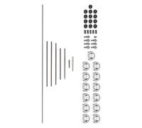 DIY Alto Straight Flute Repair Kit, Stainless Steel Musical Instrument Maintenance Set, Easy to Use Accessories for Fixing Rollers, Washers, Screws, and, Enhance Hands On