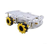 DIY Aluminium Alloy 4WD Mecanum-Wheel Chassis Robot Kit