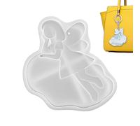 DIY Angel Casting Mold - Silicone Pendant Template, Holiday Craft Mould, Soft Silicone Plaster Form with Smooth Edges, Creative Making Supply with Quick Demold, Home Crafting Workshops for Event Decor
