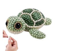 DIY Animal Beading Kit, 3D Beaded Embroidery Craft Set, Creative Handmade Jewelry Making, for Teens Beginners Handcraft Lovers Pendant Decorations Keychain Bag Charm