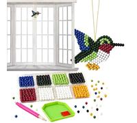 DIY Animal Beading Kit, Tiny 3D Beading Embroidery Kit, Small Handmade Beadwork Supplies | Handmade Jewelry Art Craft Kits | for Kids Teens Beginners Men Women Enthusiasts Home Classroom Party