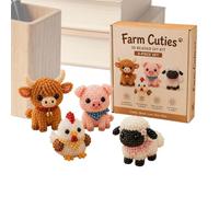 DIY Animal Beading Set - Beadwork Beading Supplies,Tiny 3D Beaded Animal DIY Kit - for Beginners Kids Men Women Hobbyists Enthusiasts Classroom Party