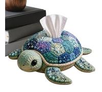DIY Animal Tissue Box Sewing Kit, Handmade Patch-Work Tissue Holder Craft Set with Pre-Cut Fabrics & Instructions, Beginner Friendly Home Decor Gift