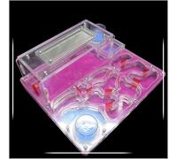 DIY Ant Farm Acrylic Ant Villa Set Double Water Tower Ant Nest Large Space Ant Ecology Workshop(Pink)