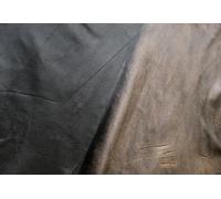 DIY Antigue Whole Nappa Rub Off Premium Quality Sheepskin Genuine Faded Leather Hide - NO Holes & Cuts (Brown/Tan)