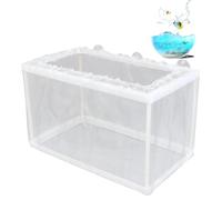 DIY Aquarium Hatcher Mesh Box - Fry Isolator, 2 Piece Rearing Frame for Liquid Pods, Tank Incubator with Sticky Pads, Brood Basket for Minnows, Shrimp and Habitats Masterful Equipment