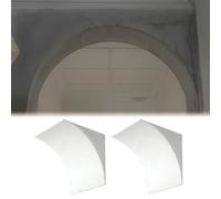 DIY Arch Doorway Kit for Drywall Wall, 2 Pieces Curved Arch Trim, Decorative Rounded Archway Molding, Paintable Elegant Door Frame Mold, Custom Size(15x15x15cm (5.9x5.9x5.9))