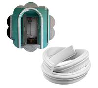 DIY Arch Doorway Kit for Interior Drywall, Flexible Paintable Curved Wall Trim, Waterproof Mold Decor for Door Openings, Easy to Install, Versatile Design