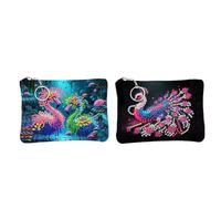 DIY Art kit Crystal Rhinestone Wallet Great Capacity Creative Handbag for Everyday and Travel