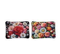 DIY Art kit Crystal Rhinestone Wallet Great Capacity Creative Handbag for Everyday and Travel